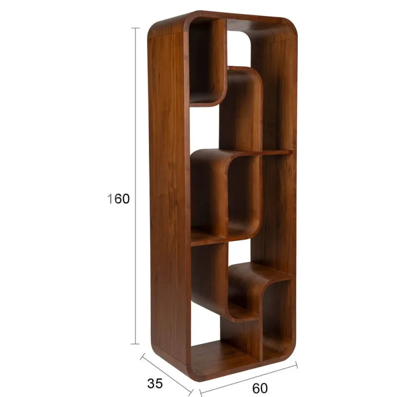 Zuiver Seven Kast Walnoot Bruin, foto 4