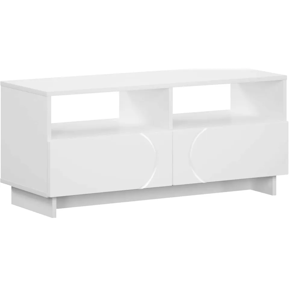 vidaXL TV-standaard 90 x 34,5 x 40 cm Wit Bewerkt hout, foto 3
