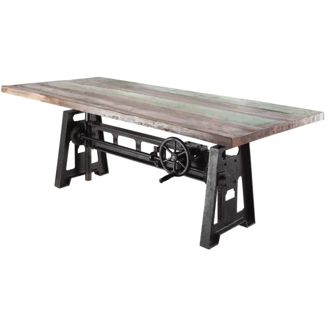 MASSIVMOEBEL24 .DE eettafel veelkleurig massief hout gedemonteerd INDUSTRIAL #25