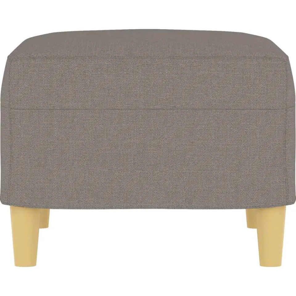 vidaXL Voetenbank 60x50x41 cm stof taupe, foto 3