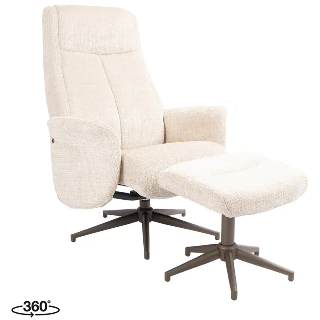 LABEL51 Tumba Fauteuil - Naturel - Cremona - One Size