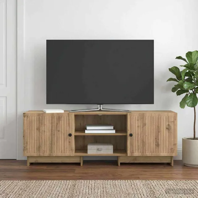 vidaXL TV-kast 150 x 31 x 50 cm Artisanaal eiken Geconstrueerd hout, foto 2