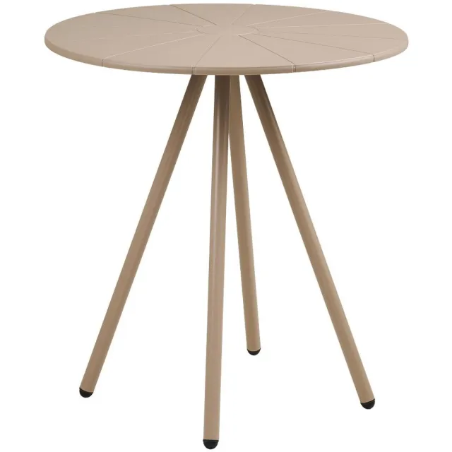 House Nordic Berta salontafel Ø70cm taupe.