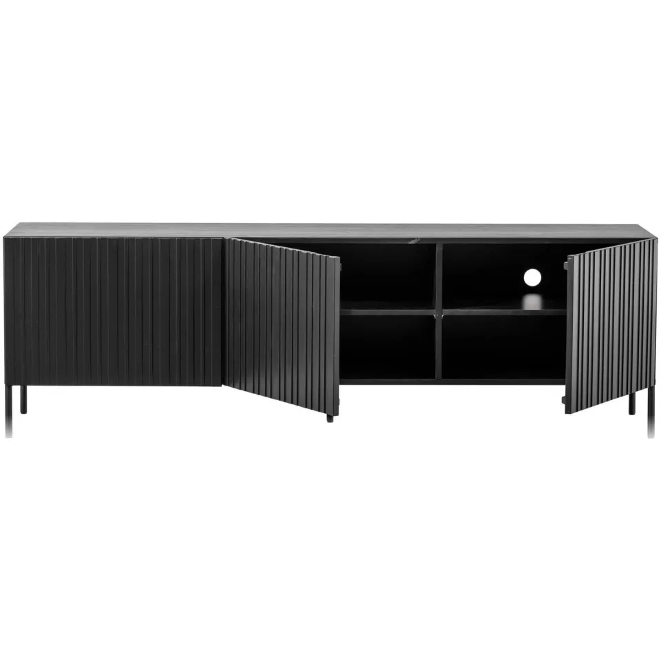 WOOOD Grand Gravure tv-meubel zwart, foto 2