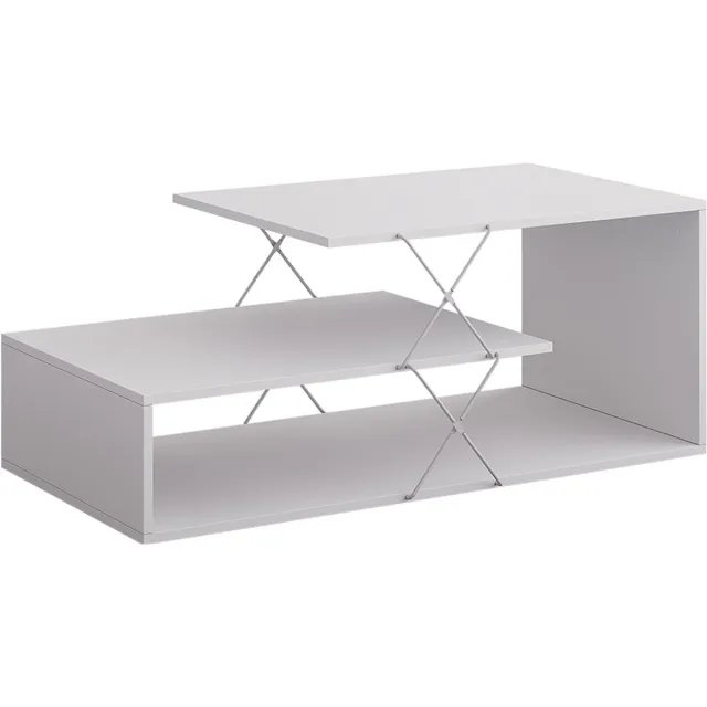 Vicco Nario Salontafel – 100 x 50 cm Wit
