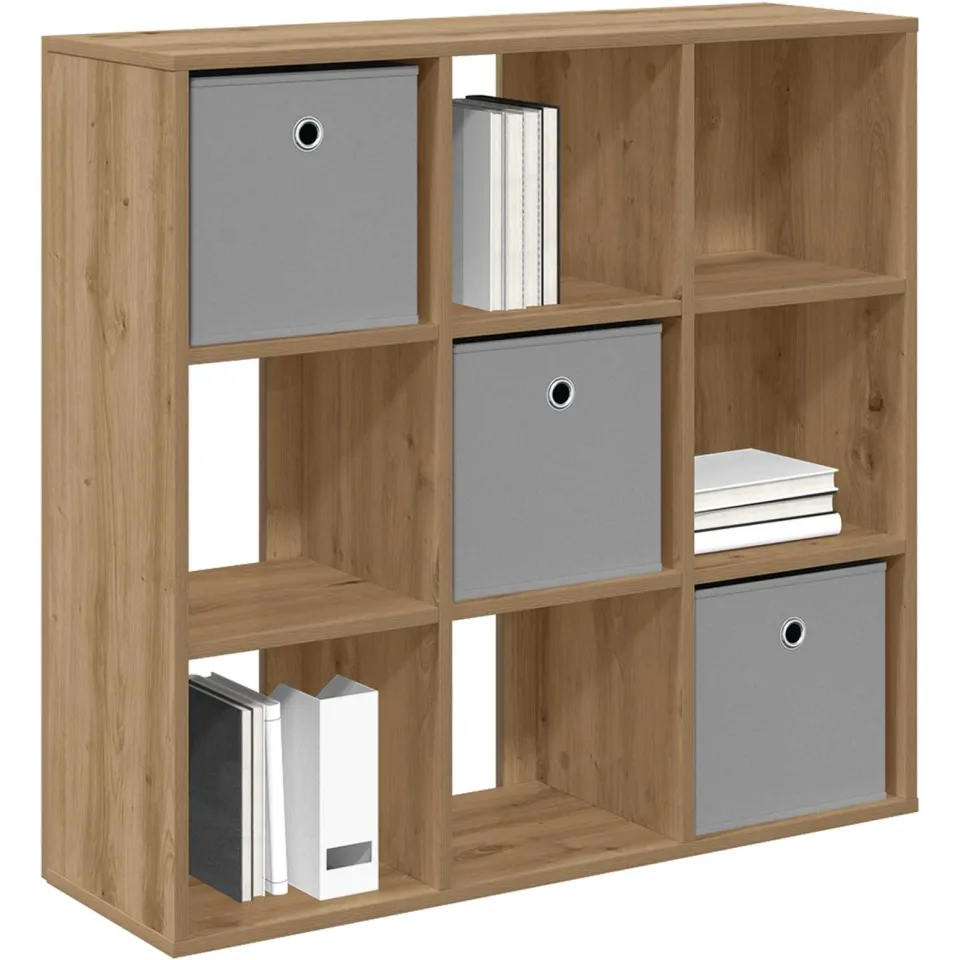 vidaXL Dressoir Artisan Eiken 88,5 x 29 x 84,5 cm Bruin