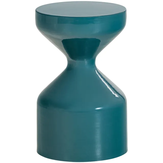 WOOOD Floyd bijzettafel petrolblauw petrol blue