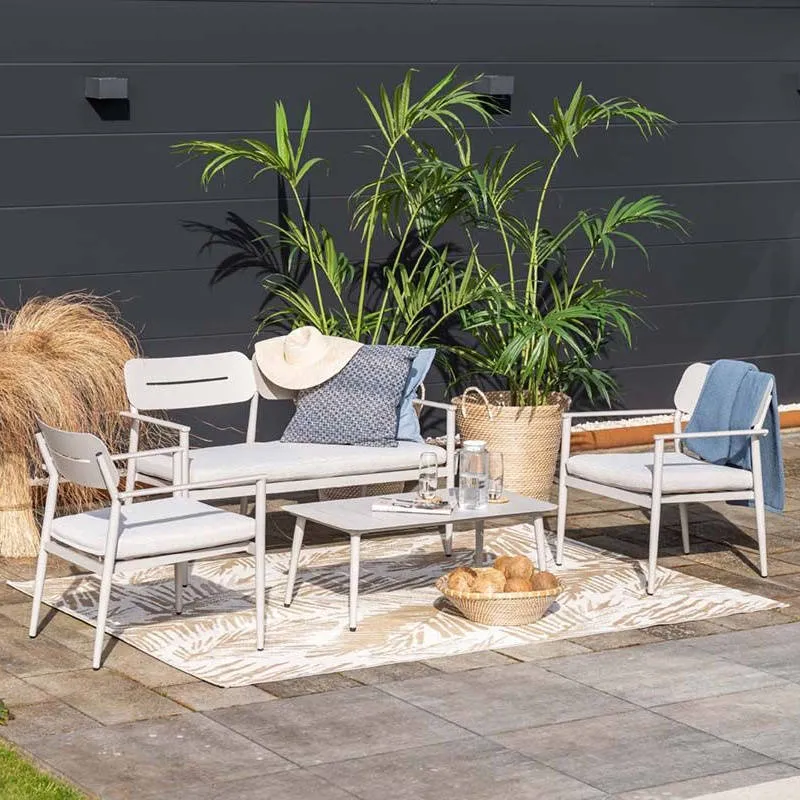 Garden Impressions Morella loungeset 4-delig wit, foto 3