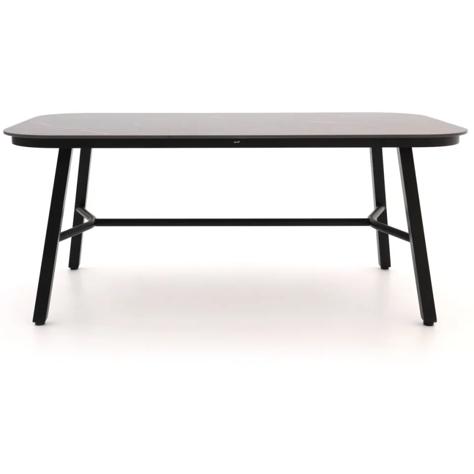 Hartman tuinmeubelen Hartman Tubb dining tuintafel 185x100x75cm zwart, foto 3