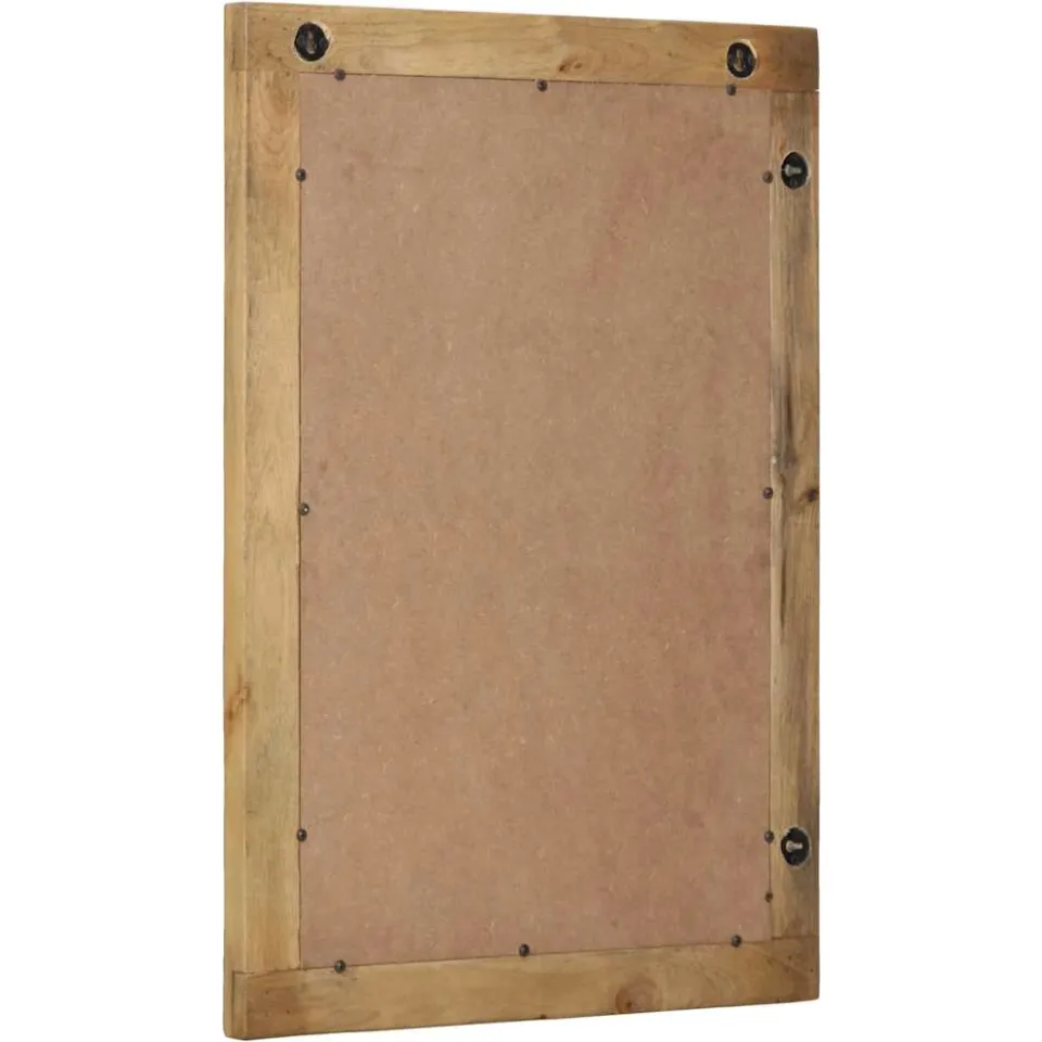 vidaXL Badkamerspiegel 50x70x2,5 cm massief mangohout bruin, foto 3