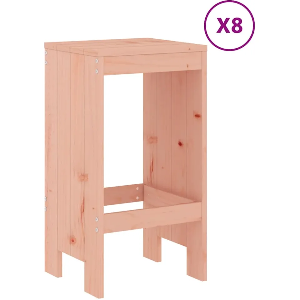 vidaXL 9-delige Tuinset massief douglashout bruin, foto 3