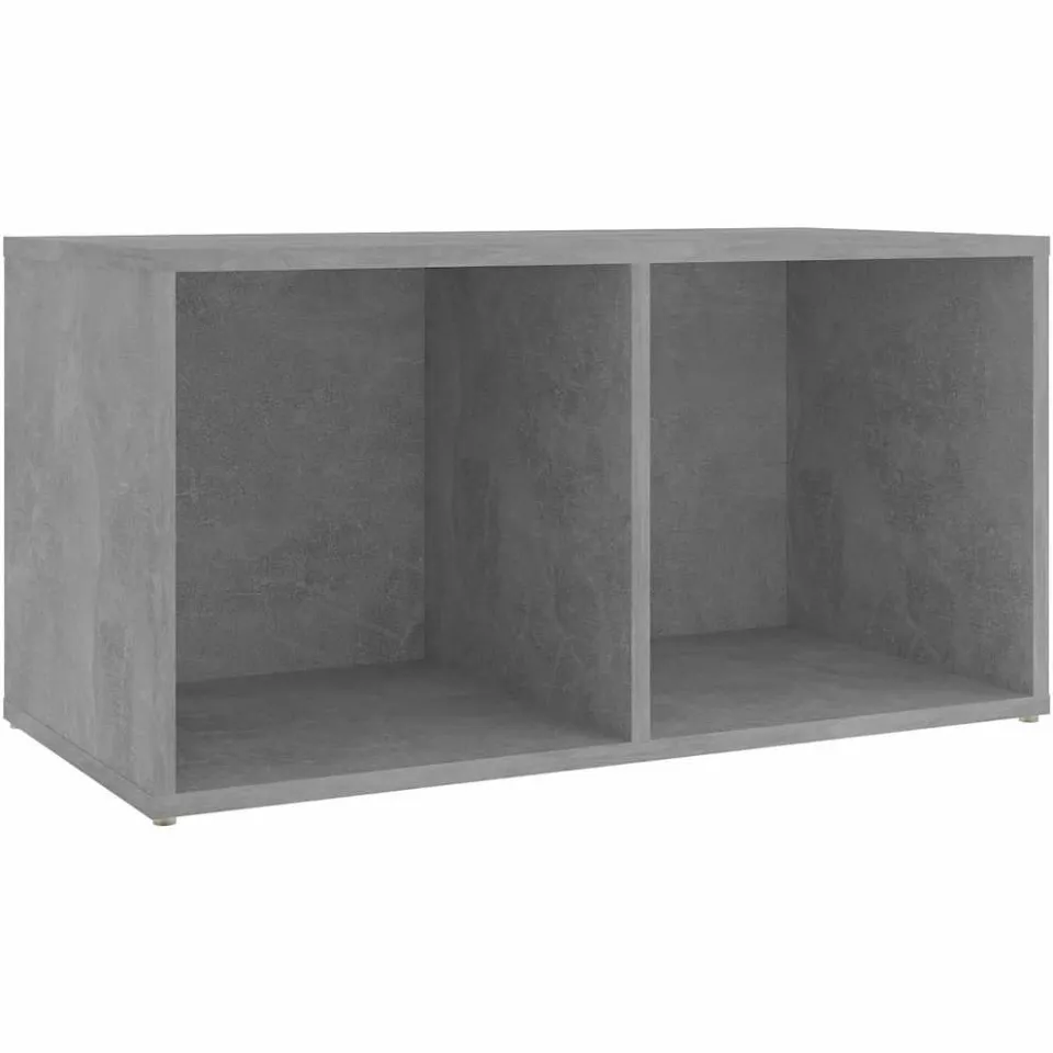 vidaXL Tv-meubelen 4 st 72x35x36,5 cm bewerkt hout betongrijs
