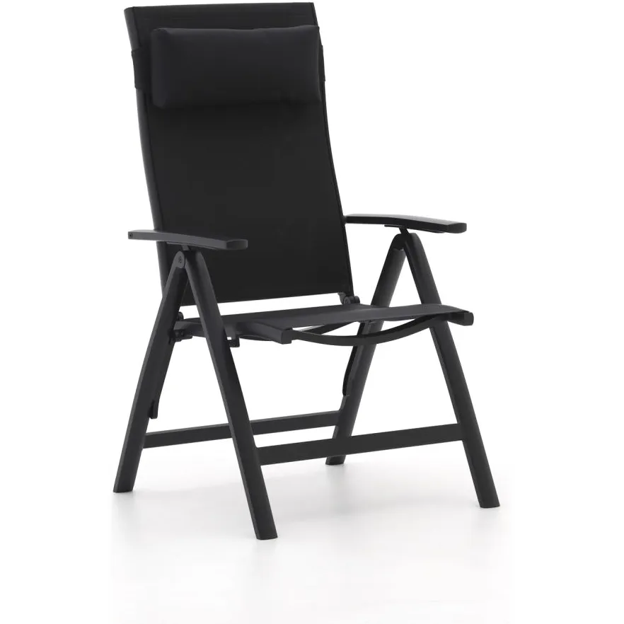 Bellagio tuinmeubelen Bellagio Avio/Fidenza 160cm dining tuinset 5-delig verstelbaar Grijs