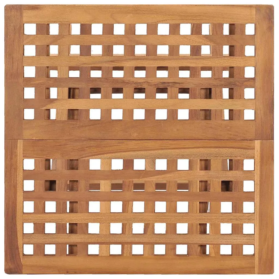 vidaXL Tuintafel inklapbaar 50x50x50 cm massief teakhout bruin, foto 4