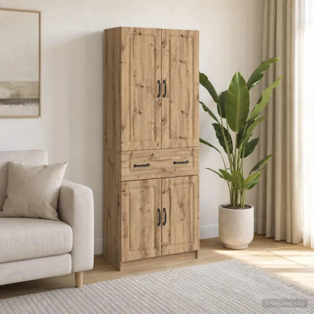 vidaXL Kastenset 2 st Bewerkt hout Bruin
