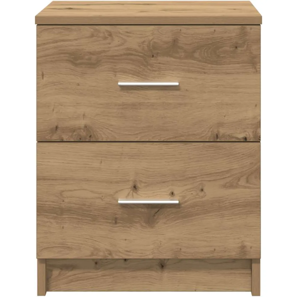 vidaXL Nachtkastjes 2 stuks met 2 lades Artisan Oak 40x36x50 cm, foto 4
