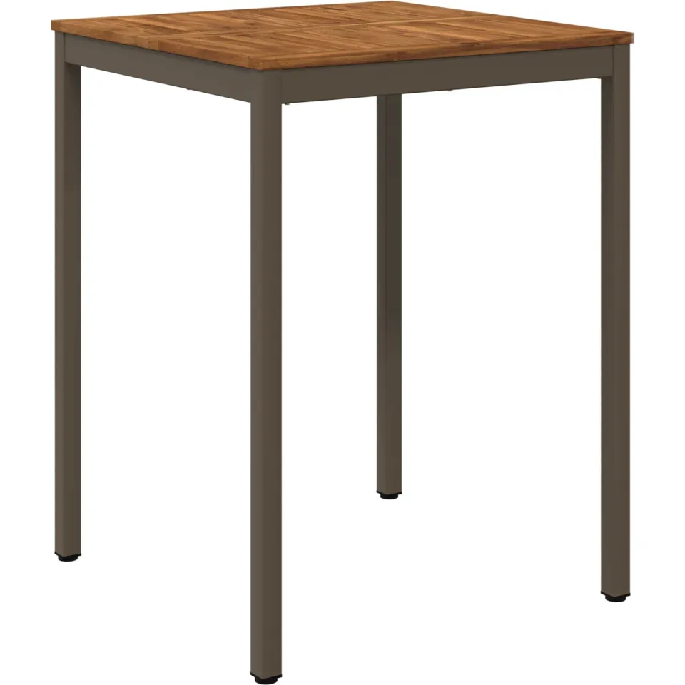 vidaXL Tuinbar Tafel NAARDEN Natuurlijk en Koffie 80 x 80,5 x 105 cm bruin, foto 3