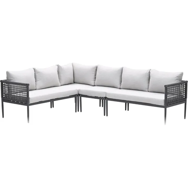 Garden Impressions Teramon lounge hoekbank - aluminium - rope Grijs