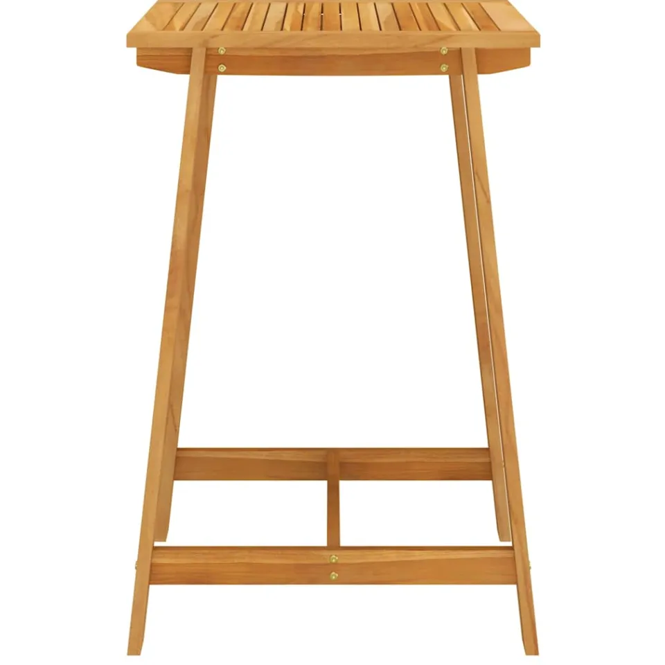 vidaXL Tuinbartafel 70x70x104 cm massief acaciahout bruin, foto 3