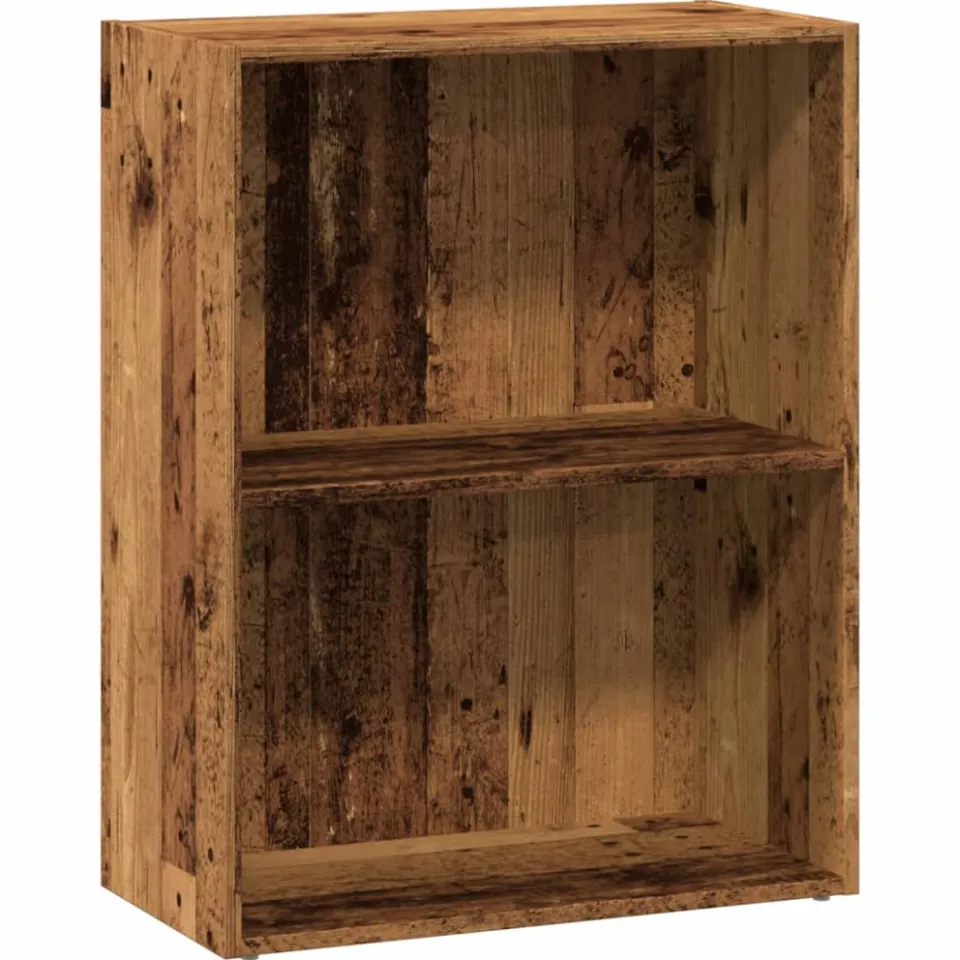 vidaXL Boekenkast 60x30x77 cm bewerkt hout oud houtkleurig bruin, foto 3