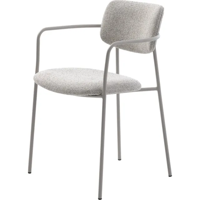 Giga Living Eetkamerstoel Zama Off White Melange - Giga Living