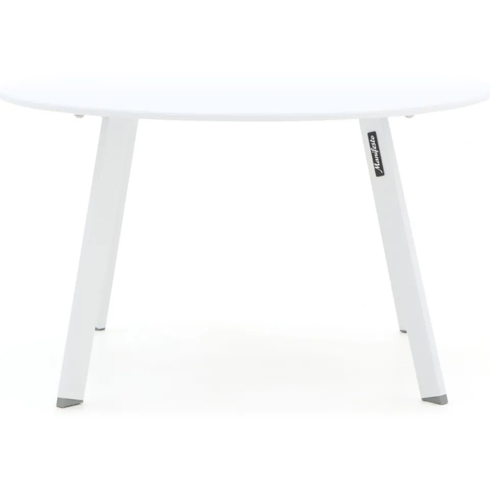Manifesto Furniture Manifesto Bovezzo bijzet tuintafel ø 70cm (h:40cm) wit, foto 3