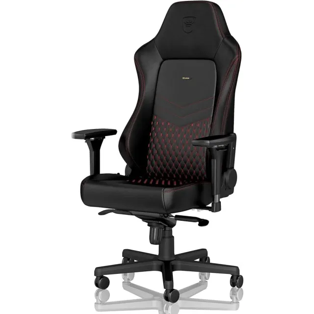 Noblechairs Hero echt leer gamestoel zwart rood