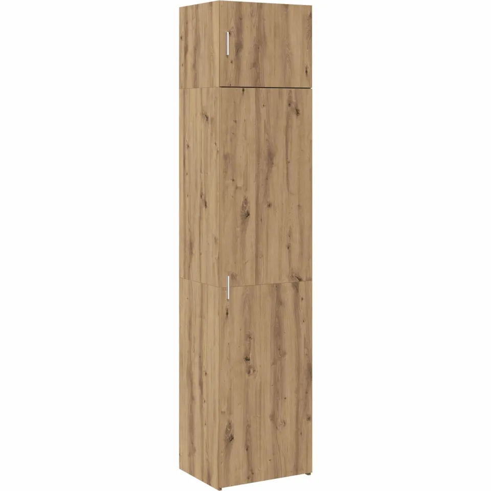 vidaXL Dressoir 2 st Artisan Eiken 50 x 41 x 225 cm, foto 3