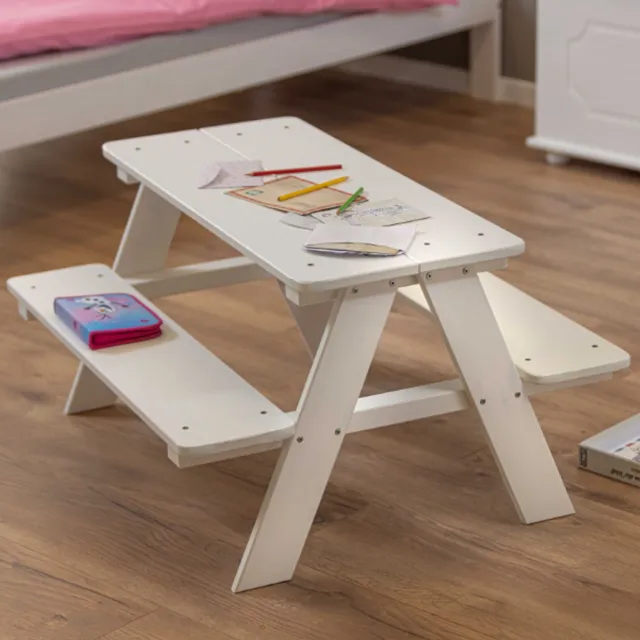 Interlink SAS Picknicktafel Voor Kinderen Hannah - Wit