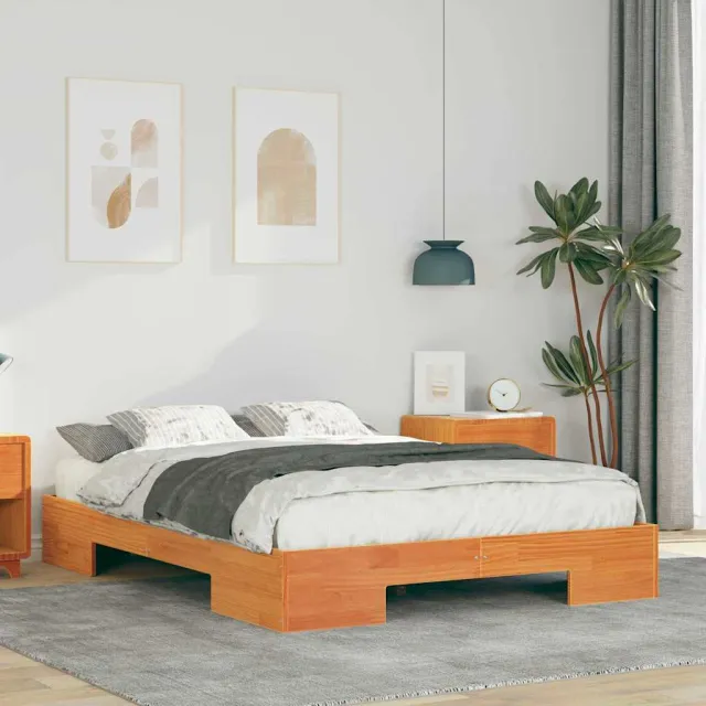 vidaXL Bedframe Bruin 120 x 190 cm