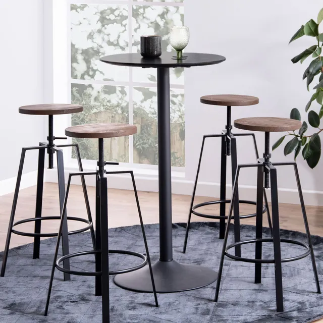 Bendt Ronde Bartafel 'Ina' 60cm, kleur Zwart