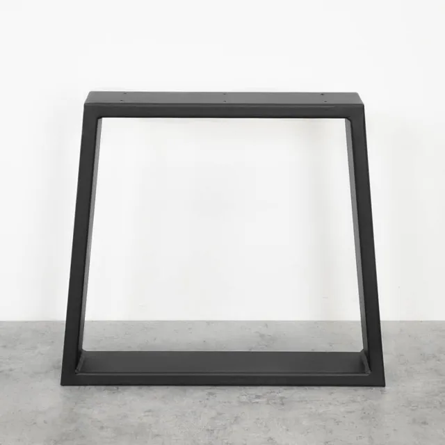 Seart Group Noga TRAPEZ Serie - Zwarte Stalen Mebelpoot - 40x45 cm - Powdercoated