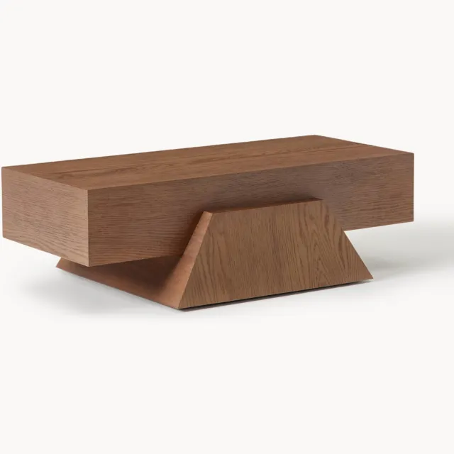 Westwing Collection Houten salontafel Harley Bruin