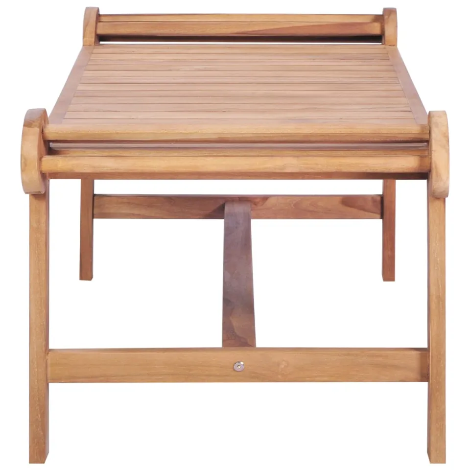 vidaXL Salontafel 100x50x45 cm massief teakhout bruin, foto 3
