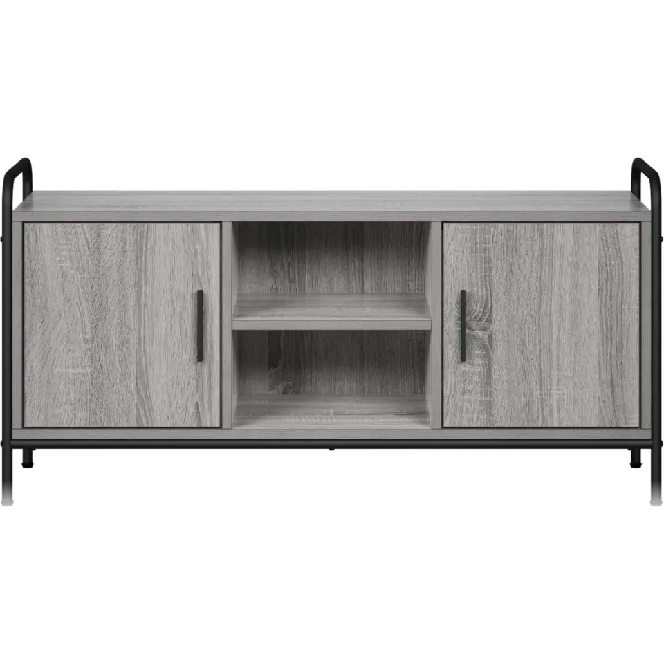 vidaXL Tv-meubel 99 x 33 x 50 cm Grijs Sonoma Bewerkt hout, foto 4