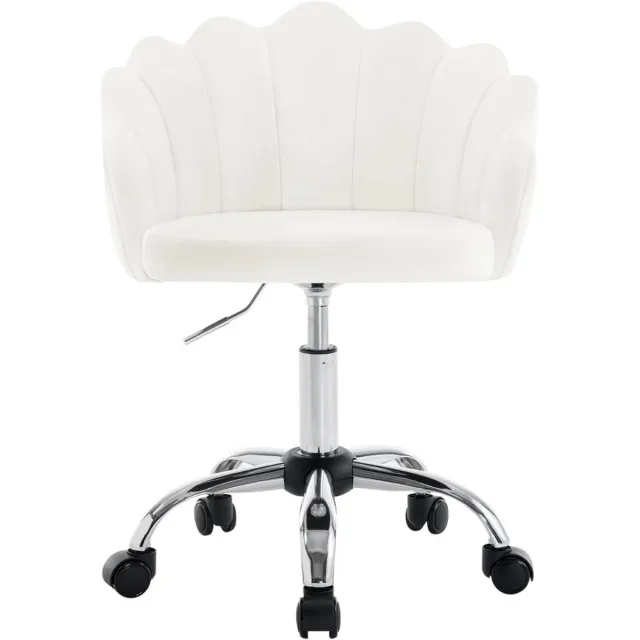 Thuys Kaptafel Stoel – Make Up Kruk – 41cm x 38cm x 82cm – Crème wit