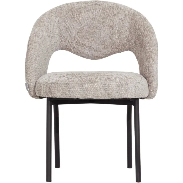 Must Living Side chair Arca,86x61x61 cm, glossy sand Beige