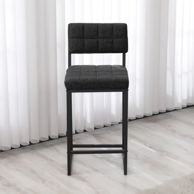 Skye Decor , Barkruk, Retro - Anthracite, Metaal, Antraciet, 40 x 40 x 98 cm