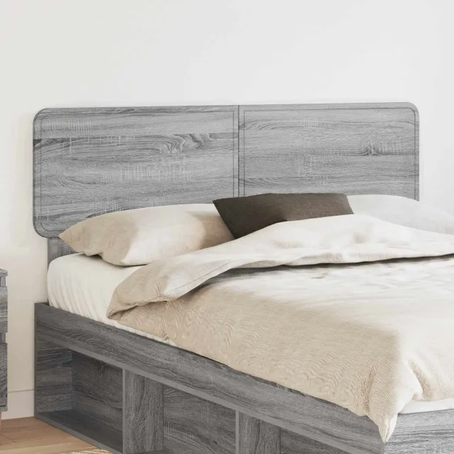 vidaXL Hoofdbord Grijs Sonoma Bewerkt hout