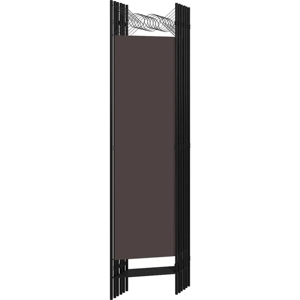 vidaXL Kamerscherm met 6 panelen 240x180 cm bruin, foto 5