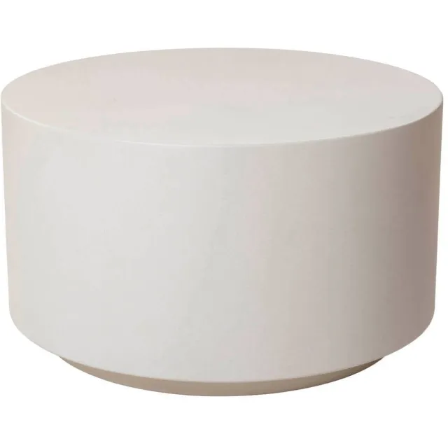 Giga Meubel Salontafel Bergby - Rond Beige Composiet - 60x60x35cm