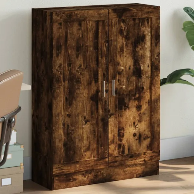 vidaXL Boekenkast 82,5x30,5x115 cm bewerkt hout gerookt eikenkleurig, foto 2