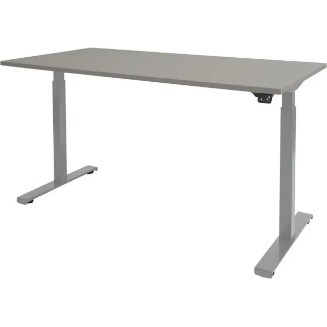 Schaffenburg Zit Sta Bureau - Elektrisch 180x90 grijs -alu frame