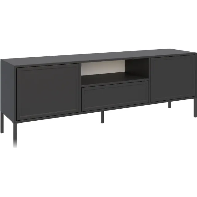 Selsey Velveto – TV-meubel met 2 deuren, lade en nis - Wit - 160cm White