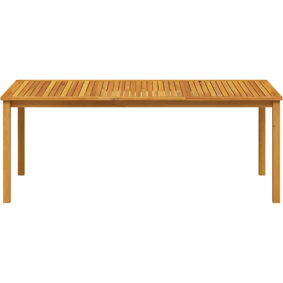 vidaXL Tuintafel 200x100x74 cm massief acaciahout Bruin