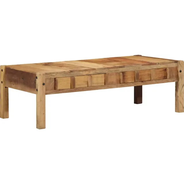 vidaXL Salontafel Bruin 110 x 54 x 35 cm Massief Gerecycled Hout
