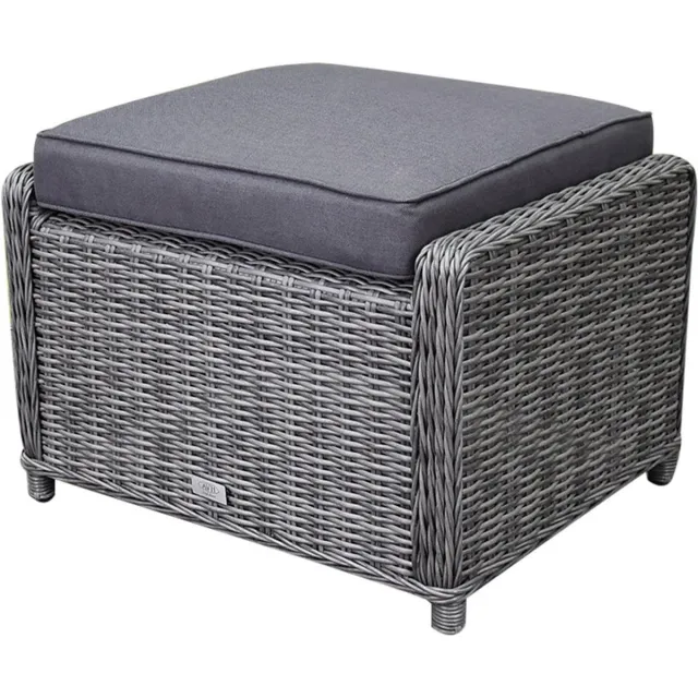 AVH-Collectie Ibiza XL voetenbank 63x55xH43 cm antraciet