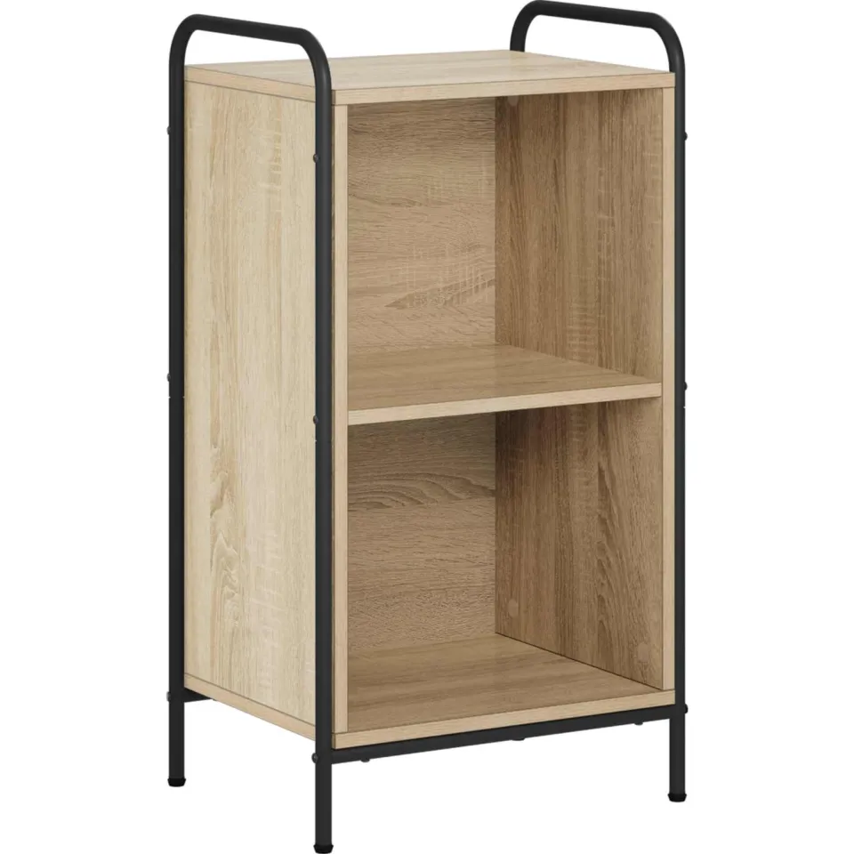 vidaXL Boekenkast 55,5 x 33 x 174 cm Bewerkt hout Sonoma Eiken, foto 3