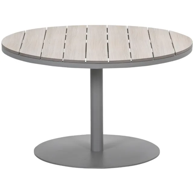 Garden Impressions Algarve lounge dining tafel Ø112xH68 cm - taupe