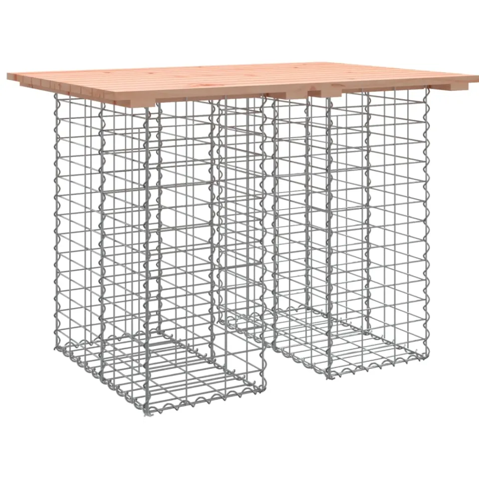 vidaXL Tuintafel Schanskorfontwerp 100x70x72 cm massief grenenhout bruin, foto 3